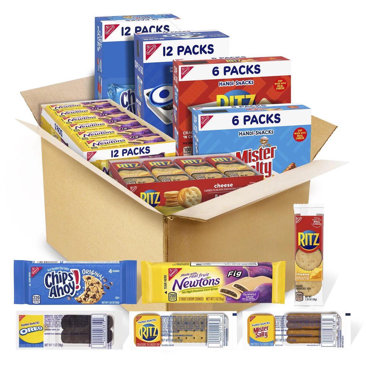Nabisco Ultimate Sweet and Salty Snack Variety Pack, 56 Snack Packs