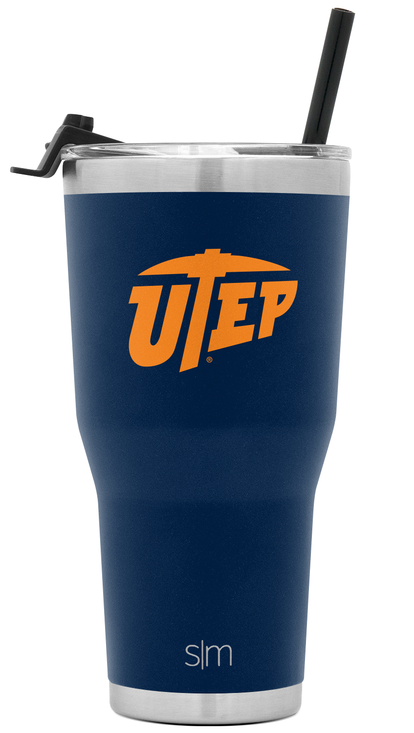 Collegiate Cruiser Tumbler with Flip Lid and Straw