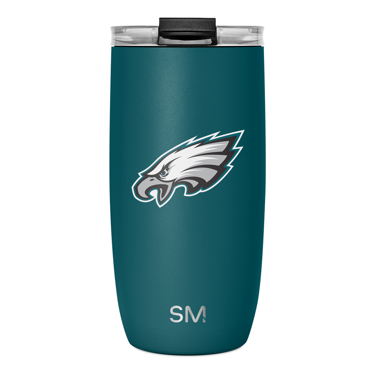 NFL Voyager Tumbler with Clear Flip Lid & Straw