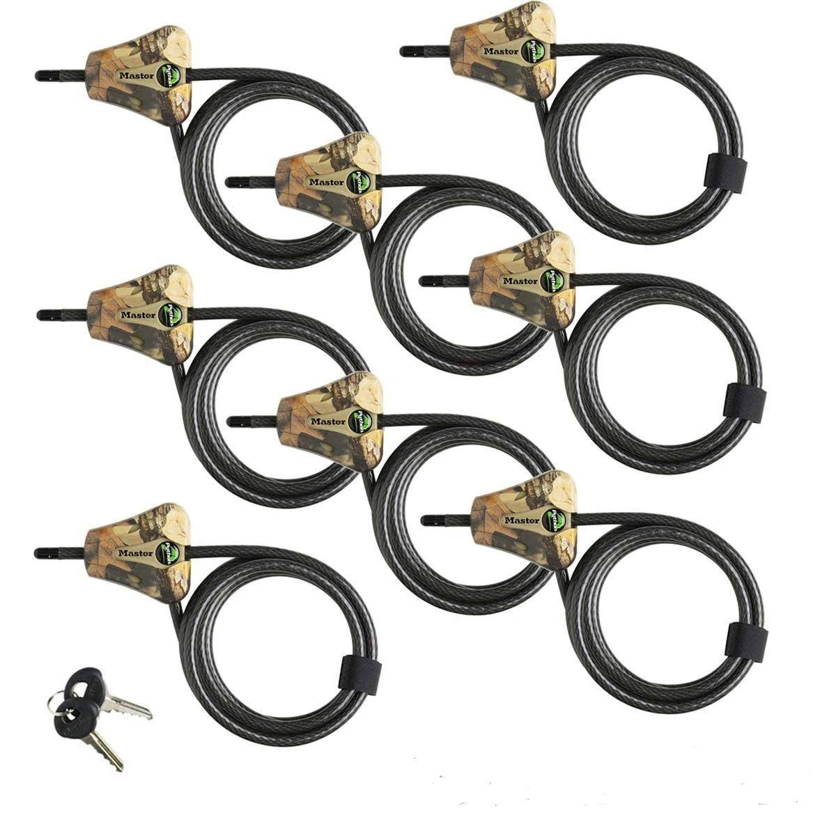 Master Lock Python Trail Camera Adjustable Camouflage Cable Locks 8418KA-8 Camo