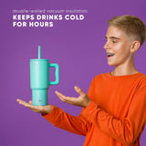 Trek Kids Tumbler with Silicone Straw Lid