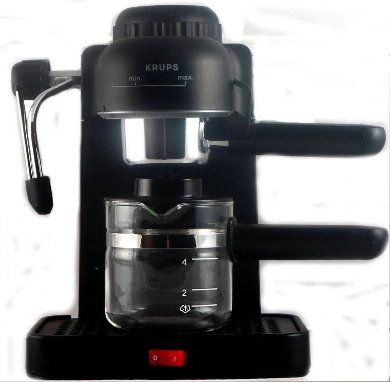 Krups Mini Espresso Cappuccino Maker Type 963 4 Cup Black