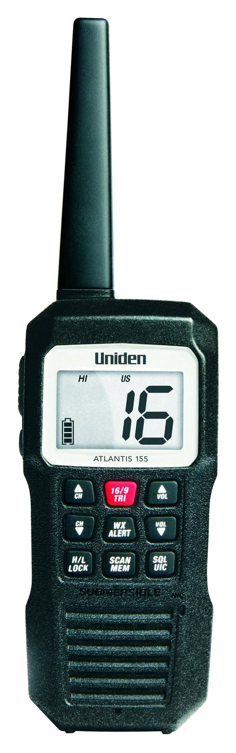 Uniden Atlantis 155 Floating Handheld VHF Marine Radio