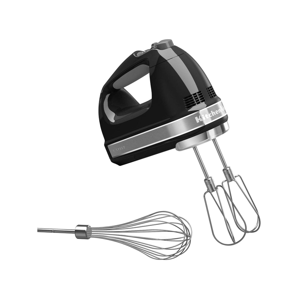 Kitchenaid Hand mixer, 7 Speed, Onyx Black, Stainless Steel