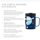 Collegiate Scout Coffee Mug with Flip Lid