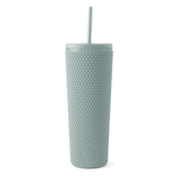 Textured Plastic Classic Tumbler with Straw Lid