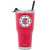 NBA Cruiser Tumbler with Flip Lid and Straw