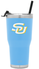 Collegiate Cruiser Tumbler with Flip Lid and Straw