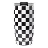 Voyager Tumbler with Clear Flip Lid & Straw