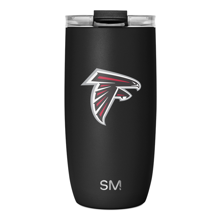 NFL Voyager Tumbler with Clear Flip Lid & Straw