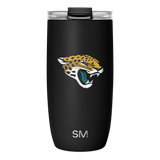 NFL Voyager Tumbler with Clear Flip Lid & Straw