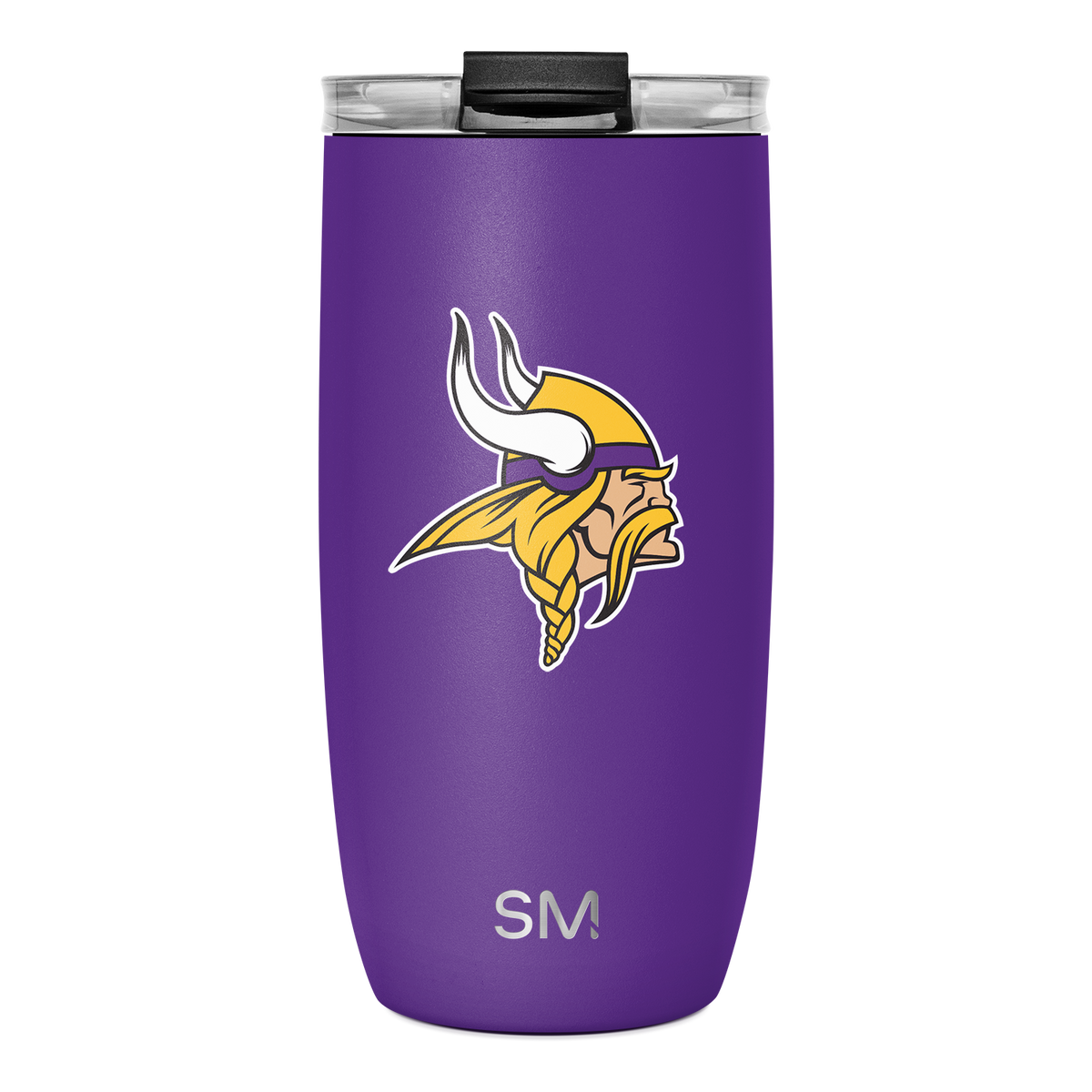 NFL Voyager Tumbler with Clear Flip Lid & Straw