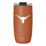 Collegiate Voyager Tumbler with Clear Flip Lid & Straw