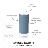 Iced Clarity Cup - 20oz