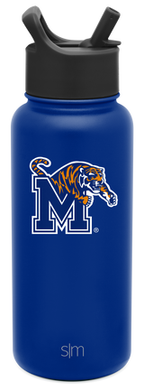 Collegiate Summit Water Bottle with Straw Lid