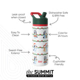 Summit Kids Water Bottle with Straw Lid