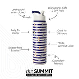 Summit Water Bottle with Straw Lid