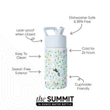 Summit Kids Water Bottle with Straw Lid