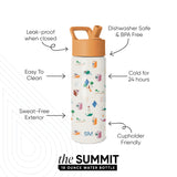 Summit Kids Water Bottle with Straw Lid
