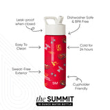 Summit Kids Water Bottle with Straw Lid