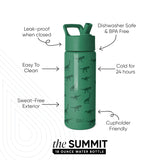 Summit Kids Water Bottle with Straw Lid