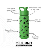 Summit Kids Water Bottle with Straw Lid