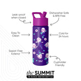 Summit Kids Water Bottle with Straw Lid
