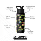 Summit Kids Water Bottle with Straw Lid