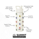 Summit Kids Water Bottle with Straw Lid