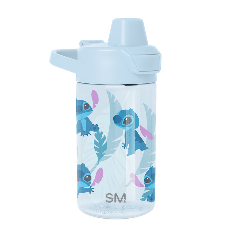 Summit Kids Plastic Water Bottle with Simple Flip Straw Lid