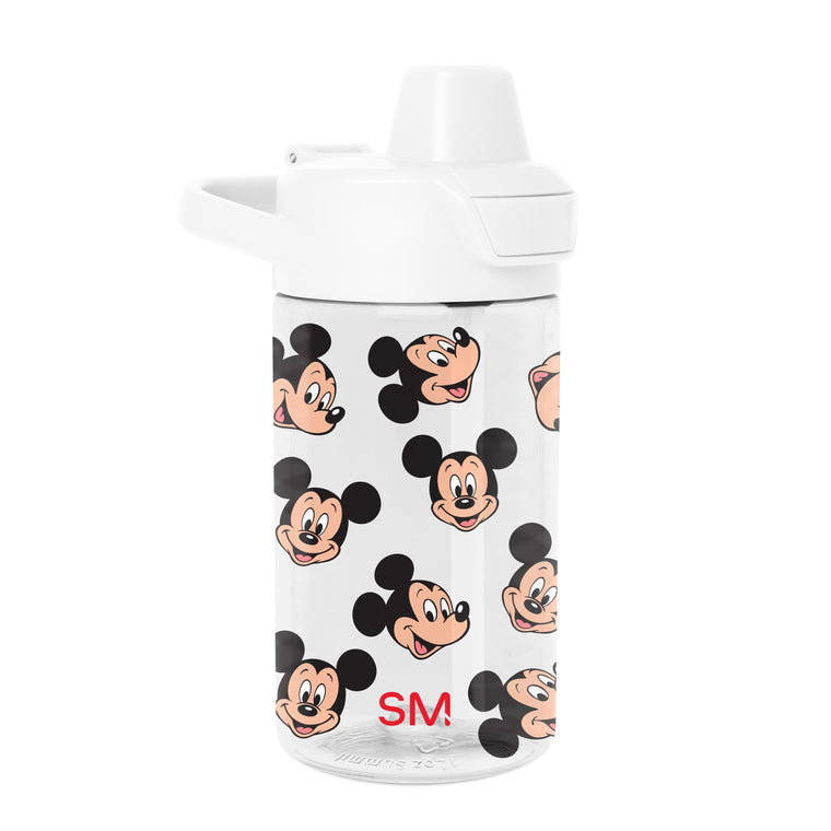 Summit Kids Plastic Water Bottle with Simple Flip Straw Lid
