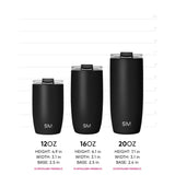 Voyager Tumbler with Clear Flip Lid & Straw