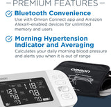 OMRON Platinum Blood Pressure Monitor with Free 6-month Premium Mobile App Trial, Upper Arm Cuff, Digital Bluetooth Blood Pressure Machine, Stores Up To 200 Readings for Two Users (100 readings each)