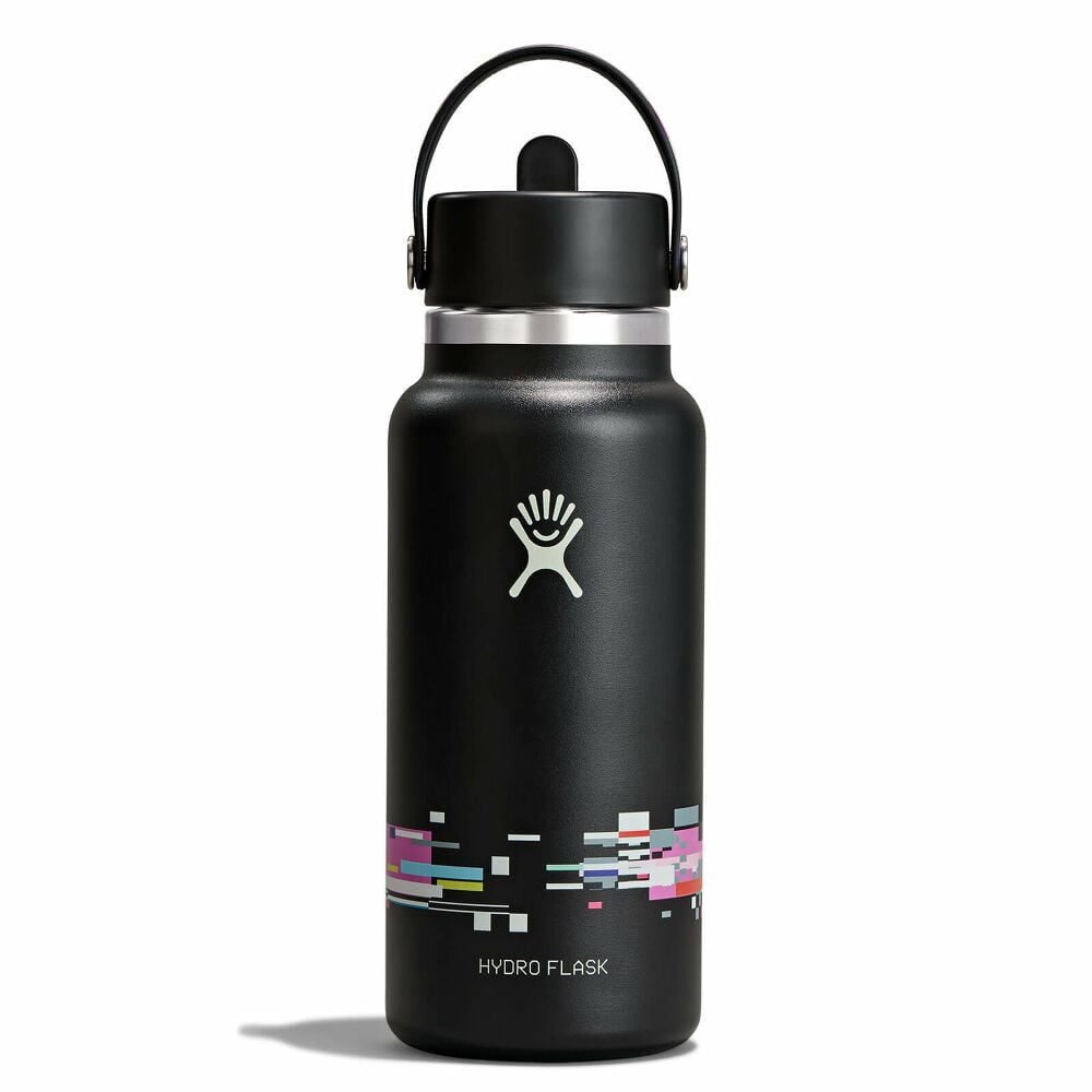 Glitch Collection - 32 oz Bottle with Flex Straw Cap