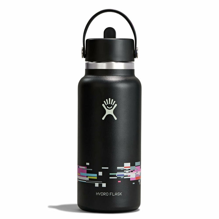 Glitch Collection - 32 oz Bottle with Flex Straw Cap